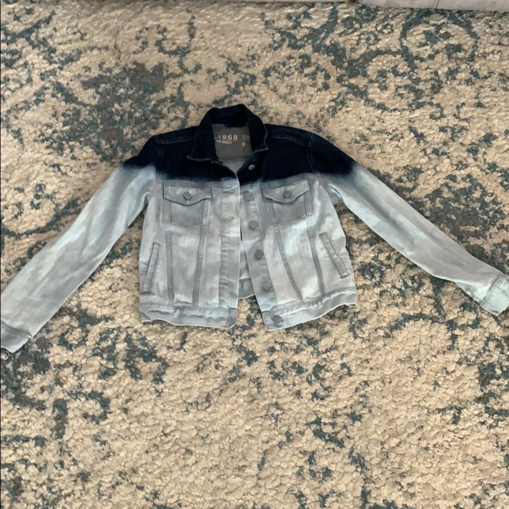 Ombré jean jacket